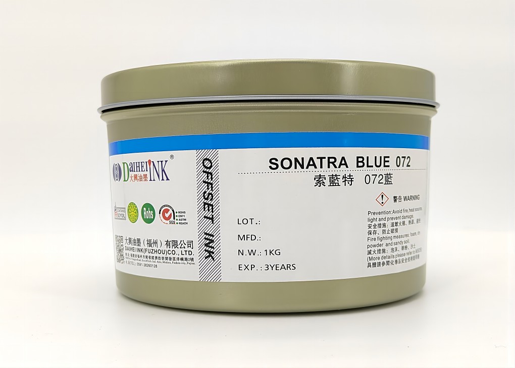 SNT Pantone Estándar Color Directo Offset Tinta Azul 072
